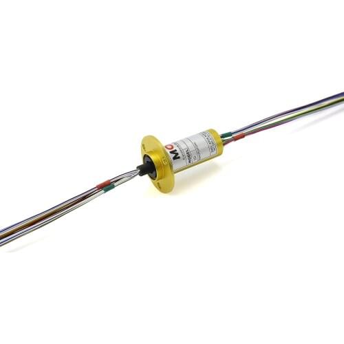 MOFLON slipring through bore slip ring with bore size 12.7mm(0.5") OD 56mm 12X10A MT01212-1200