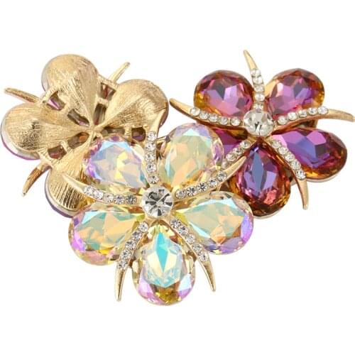 Drop Rhinestones Sew On Stones Glass Strass DIY Clothes Bags Decoration Crystal Rhinestone Alloy Jewelry Making Accessories