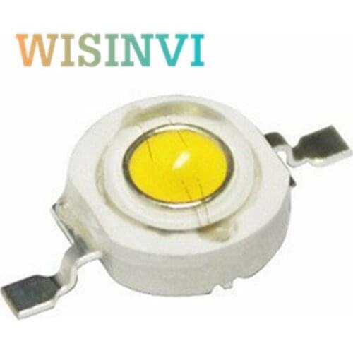 50pcs 1W High Power LED lamp Bulb Diodes SMD 110-120LM LEDs Chip For 3W-18W Spot light Downlight white 3000K 6000K 9000k