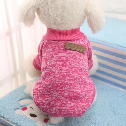 Warm Dog Cat Clothing Autumn Winter Pet Clothes Sweater For Small Dogs Cats Chihuahua Pug Yorkies Kitten Outfit Cat Coat Costume