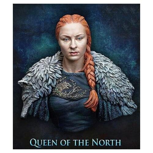 1/10 Scale Resin Bust Queen Figure Model Kit Free Shipping