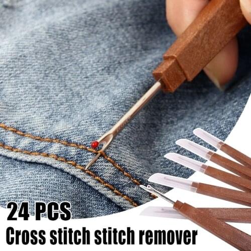 24Pcs Cross Stitch Rippers Cross Stitch Thread Remover Sewing Tool Embroidery Tool @LS