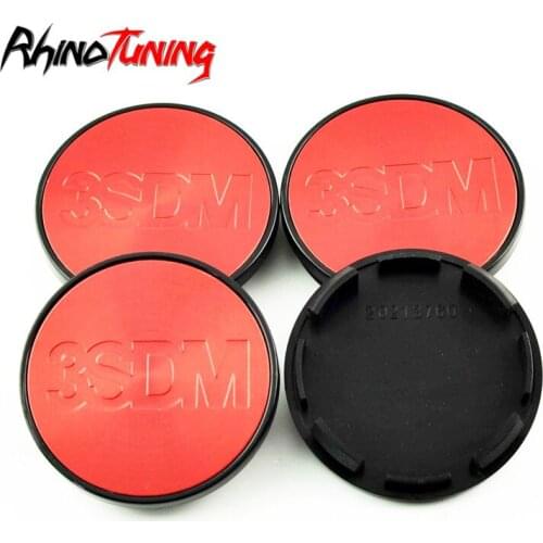 4pcs 65mm 48mm Car Wheel Center Caps Hub 3SDM Red Emblem 1LB74TRMAB For 200 Pacifica Town & Country Auto Rim Cover