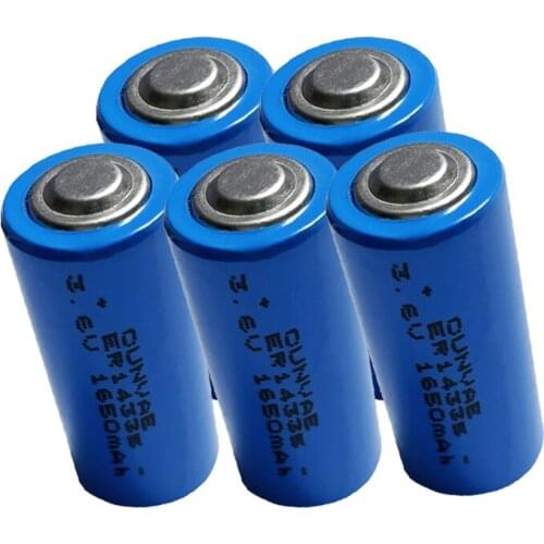 5PCS ER14335 2/3AA 3.6V 14335 1650mAh Lithium Battery Lithium Batteries High Energy Li-ion Brand New Free Shipping