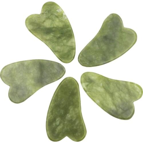 5pcs Face Massager Plate Board Scraping Skin Plate Board Jade Stone Slimming Face Lifting Massager Eye Face Neck Thin Tools