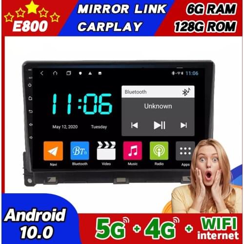 6GB Ram 128GB Rom Car Radio Stereo Receiver For Great Wall Wingle 7 2018 Android 10 Multimedia GPS Navigation Carplay Head Unit