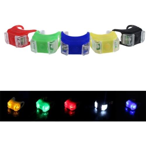 C3 6 Colors New Silicone Bicycle Safety Lighting LED Light Lamp Stretched Flashlight Bike BU Bike Accessories Retail&Wholesale