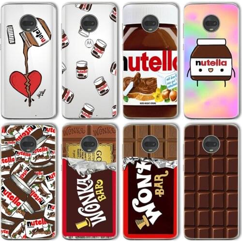 Ciciber Food Chocolate Case For Motorola Moto G9 G30 G10 G8 E7 E6S G7 G6 E6 G5 G5S E5 One Macro Plus Play Power Lite Silicone