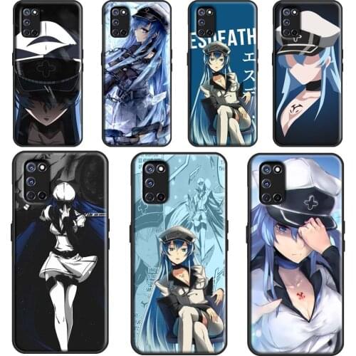 Esdeath Akame Ga Kill Phone Case For OPPO A53 A31 A9 A5 2020 Reno 2 Z A1K A3S A5S A15 A52 A72 A83 A91 A93 Cover