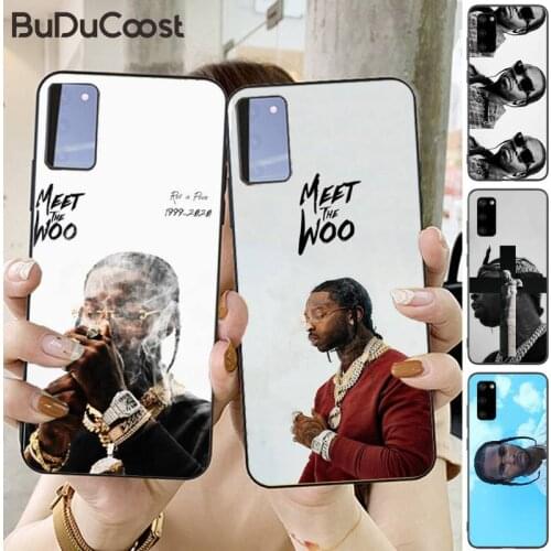 Rapper Pop Smoke Phone Case for Samsung S20 plus Ultra S6 S7 edge S8 S9 plus S10-5G lite 2020 S10E