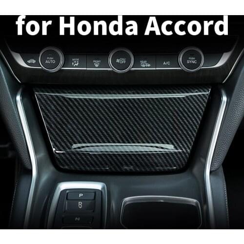 For 10th Honda Accord 2018 2020 Decorative Accessories Central Control Cigarette Lighter Panel Flip Cover Decorative Frame Cover
