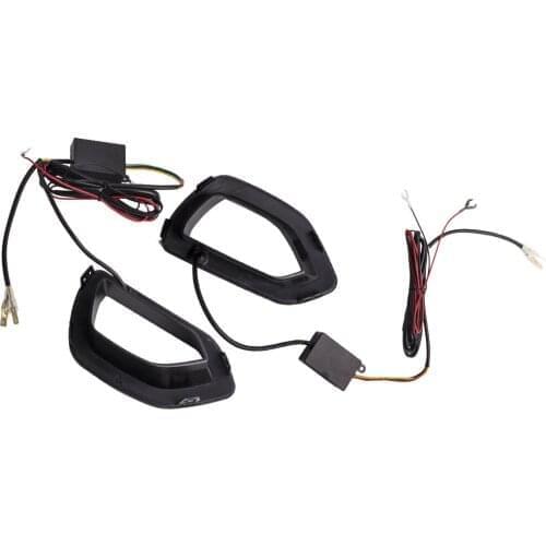 Smoke LED Lights For Dodge Charger 2015 2016 2017 2018 2019 2pcs Auto Front