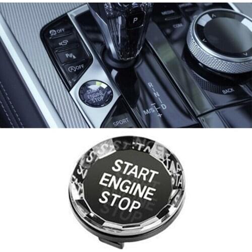 Button Engine Start Cover Cover Engine For BMW 3 Series G20 G28 Z4 X5 X7 2019 Start Stop Brand new High quality