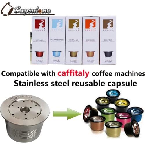 Compatible caffitaly coffee Machine STAINLESS STEEL Metal capsule/wacaco minipresso CA coffee Machine