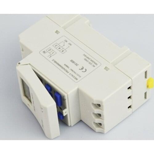By dhl FEDEX 50pcs THC15A PROGRAMMABLE timer time switch 12v 24v 110v 220V 16A time switch timer time Time relay THC-15A
