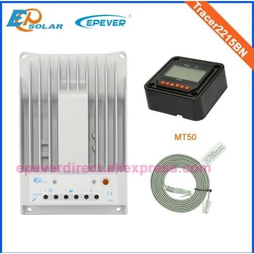 MPPT controller for off grid tie solar panels system 20A 260W 12V Tracer2215BN MT50 Meter built in LCD EPEVER EPsolar 12V/24V