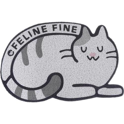 Cat litter mat anti-cat litter out of the cat licking mats litter mats splashing cat toilet mat mat