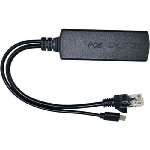 Micro USB Active PoE Splitter Power Over Ethernet 48V to 5V 2A Micro USB Adapter 10W