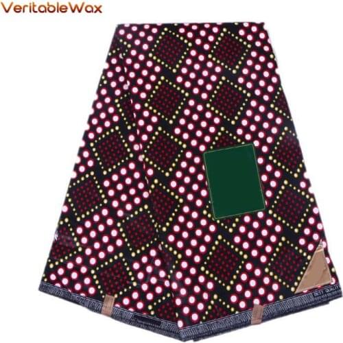 2020 African New Ankara African Wax Print Fabric Cotton Veco-friendly Real Printed Wax Patchwork Fabric 24FS1073