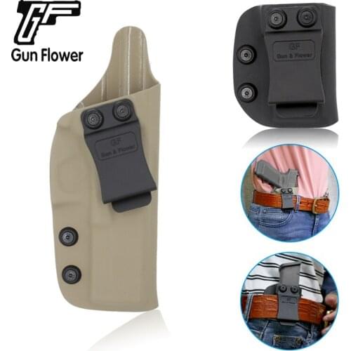Gun&Flower Glock 17/22/31 Sand Color IWB Kydex Case Holder Single Mag Pouch Gun Accessories