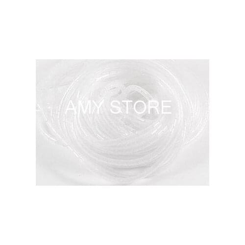 Polyethylene Spiral Binding White Cable Tidy Wrap Wire Tube 6mm x 20m
