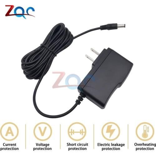 AC 100-240V to DC 12V/9V/5V 1A 1000mA AC/DC Converter Adapter Switching Power Supply Converter Adapter US Plug 5.5mm x 2.1mm