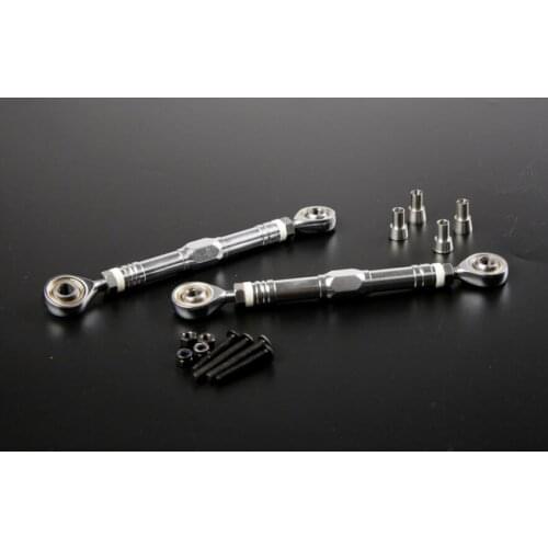 Alloy CNC Steering Plate Set steering tie rod for 1/5 HPI Baja 5B SS 5T 5SC Rovan King Motor
