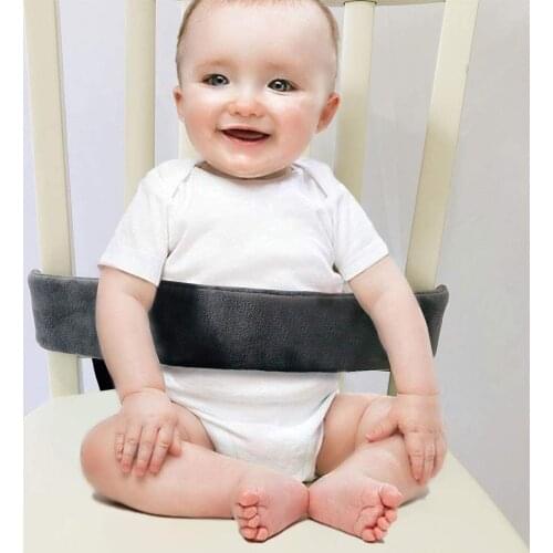 Gray black and blue color baby shopping cart harness Safety Car Seat Sleep Nap Aid Baby Kids Head Support Holder Adjustable Belt