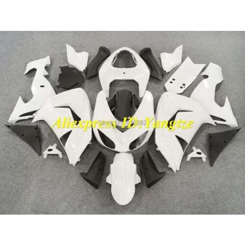Top-grade Motorcycle Fairing kit for KAWASAKI Ninja ZX10R 2006 2007 ZX10R 06 07 Fashion white black Fairings set+7 gifts SK25