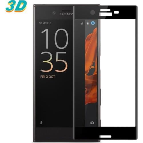 For Sony Xperia XZ Glass Film 3D Curved Edge Full Cover Tempered Glass Protector for Sony Xperia XZ Premium G8141 G8142