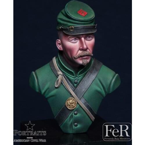 1/16 1st United States Sharpshooters, 1864 Resin kit Bust GK American Civil War theme Uncoated No colour