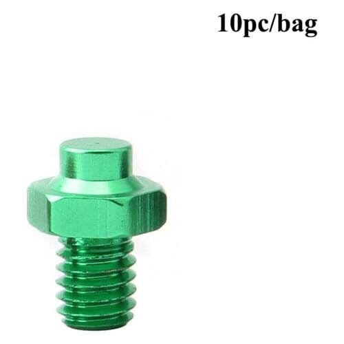 10PCS M4*8 Lightweight Downhill Mountain Bike Pedal Anti-Slip Bolts Aluminum Alloy MTB Bike Downhill Pedal Anti-SlipScrew