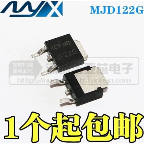 10pcs MJD122G TO-252 MJD122T4G TO252 J122G MJD122 TIP122 SMD SOT-252 new original