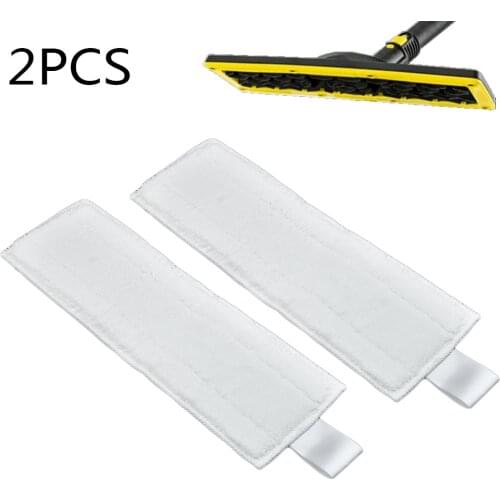 2Pcs Microfibre Mop Cloth Floor Brush Head Cover For Karcher EasyFix Cloth Set -Floor SC1 SC2 SC3 SC4 SC5 Steam Cleaner Acces