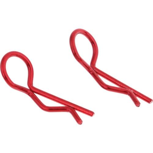 20pcs RC Body Clips Bent Springy R Pins Car Truck Buggy Crawler Vehicle Spare Parts for HPI HSP 1/10 1/12 1/16