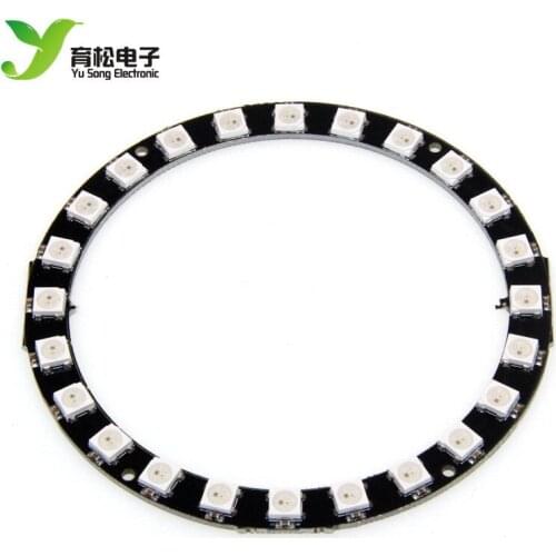 24-bit WS2812 5050 RGB LED smart full color RGB ring development board big ring