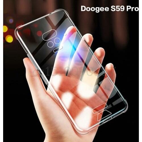 For Doogee S59 Pro Case Ultra Thin Clear Soft TPU Case Cover For Doogee S59 Couqe Funda