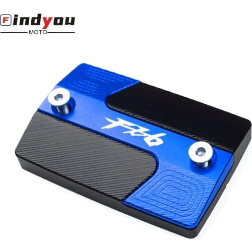 For YAMAHA FZ6 2001-2015 FAZER S2 Motorcycle Accessories CNC Aluminum Front Clutch Brake Cylinder Fluid Reservoir Cover Cap