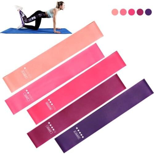 Fitness Elastic Resistance Bands Crossfit Exercise Mini Bands Training Workout Pilates Bands Yoga Gym Home Expander Equipment