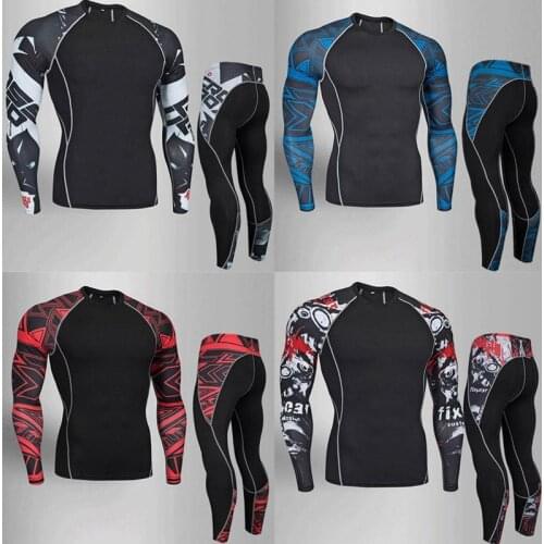 Hot Underwear Men Thermal shirt Compression Clothing Thermal Underwear Men Winter Quick-drying Running Bottoming T-shirt S-4XL