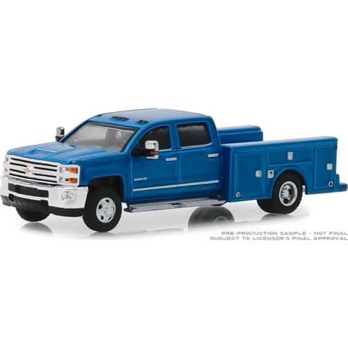 GreenLight 1:64 2018 Chevrolet Silverado 3500 alloy toy car toys for children diecast model car gift
