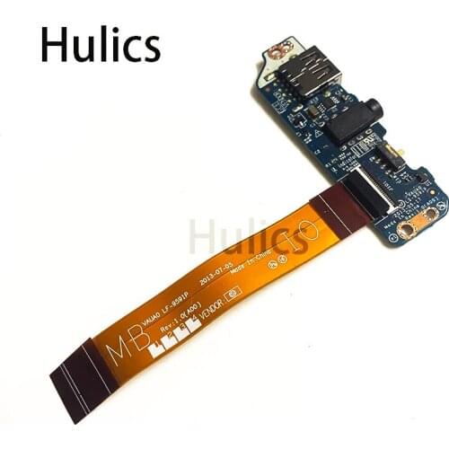 Hulics Original E7440 Audro Jack USB Switch Board H65F0 cn-0H65F0 0H65F0 LS-9591P LF-9591P
