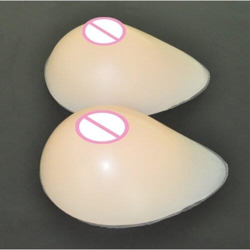 Waterdrop Drag queen artificial fake chest silicone breast prosthesis mastectomy enlarge breast 300g/pair