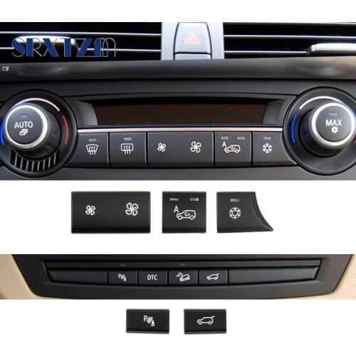 Dashboard Keys Rear Cover Trunk Switch Inner Cycle Button Venlitation Ac Air Conditioner Buttons For Bmw X5 X6 E70 E71