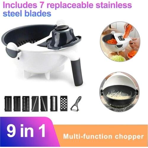 Multifunctional Vegetable Cutter Slicer Shredder Chip Grater Chopper Draining Basket Kitchen Tools Kitchen Accessories Gadgets
