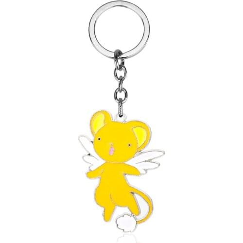 MQCHUN Fashion Design Cardcaptor Sakura Card Captor Sakura Figures Kero SUPINERUSAN Figure Keychain Pendant Toys Keyholder-5
