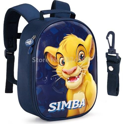 New 3D Lion Backpack Boys Anti-lost Eggshell Toddler Backpack Kids Kindergarten School Bag With Safety Leash Bags
