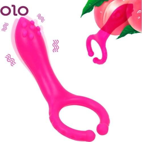 OLO G-spot Vibrator Dildo Penis Vibration Clip Nipple Massage Sex Toy For Women Men Couple Vagina Clitoris Stimulation