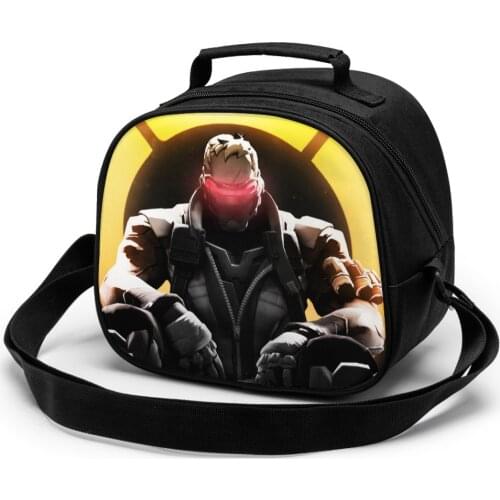 Overwatch Children Lunch Bag Lunch Bag Student Portable Insulated Office Lunch Box Picnic Bags Thermal Food Tote Handbag