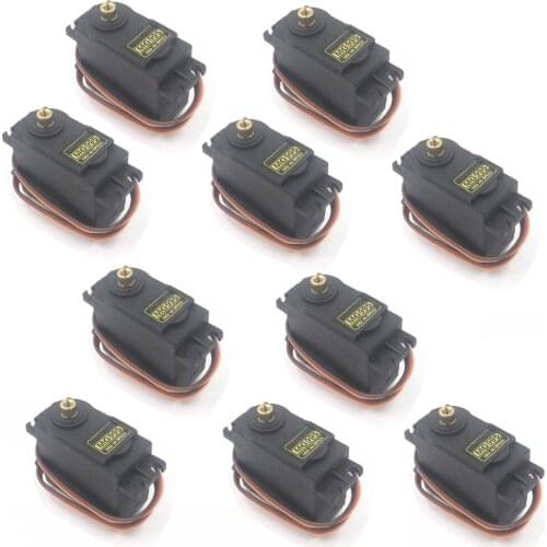 10PCS 13KG 15KG Servos Digital MG995 MG996 Servo Gear for Futaba JR Car RC Model Helicopter Boat For Arduino UNO diy